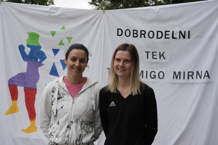 Mirna, 10 dobrodelni Trimmigo, Maja Vtic in Ema Klinec, foto Pep (10)